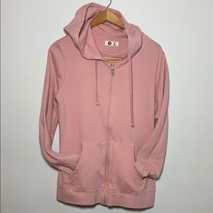 Pink American Giant mid-weight soft hoodie, Size L